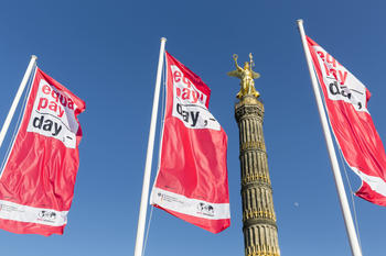 Aktion zum Equal Pay Day